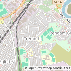 Map of Cardiff