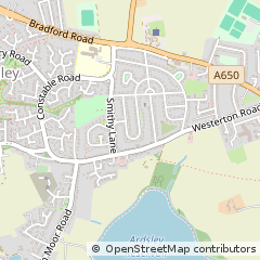 Map of Wakefield, West Yorkshire