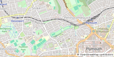 Map of Plymouth