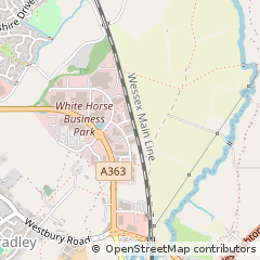 Map of Trowbridge, Wiltshire