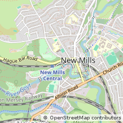Map of High Peak, Derbyshire