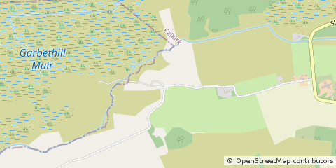 Map of Falkirk, Stirlingshire