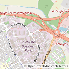 Map of Colchester, Essex