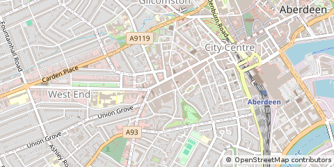 Map of Aberdeen