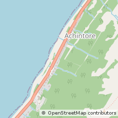 Map of Fort William, Inverness-shire