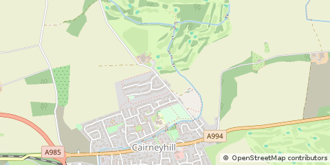 Map of Dunfermline, Fife