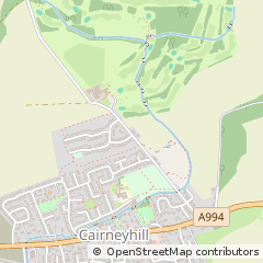 Map of Dunfermline, Fife