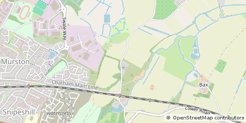 Map of Sittingbourne