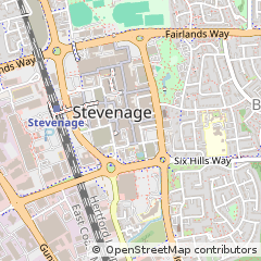 Map of Stevenage