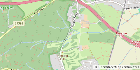 Map of Epping, Essex