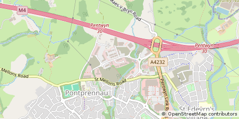 Map of Cardiff