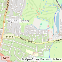 Map of Sutton Coldfield