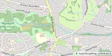 Map of Birmingham