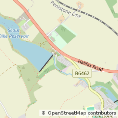 Map of Sheffield, South Yorkshire