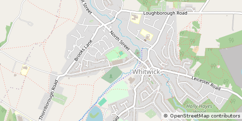 Map of Coalville, Leics