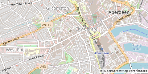 Map of Aberdeen