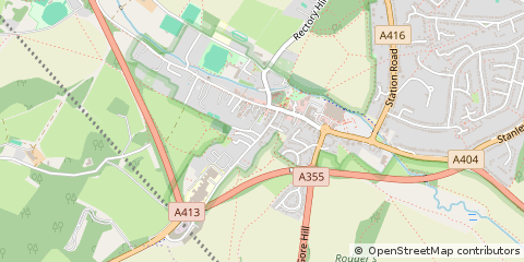 Map of OLD Amersham