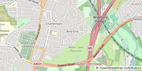 Map of West Bromwich