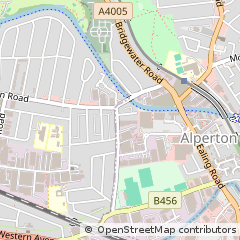 Map of Alperton, Wembley