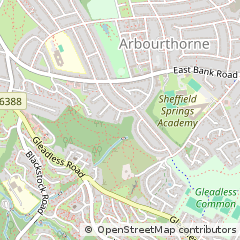 Map of Sheffield