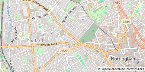 Map of Nottingham