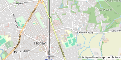 Map of Horley