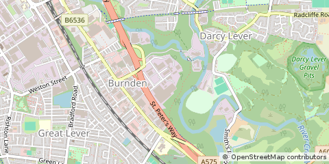 Map of Bolton, Lancashire