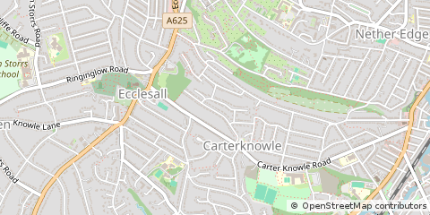 Map of Sheffield