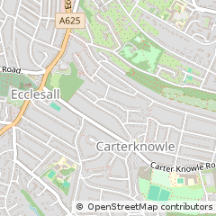 Map of Sheffield