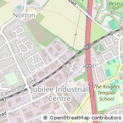 Map of Letchworth, Hertfordshire