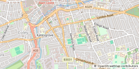 Map of Reading