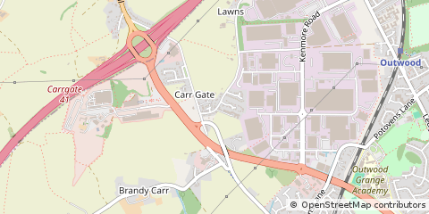 Map of Wakefield