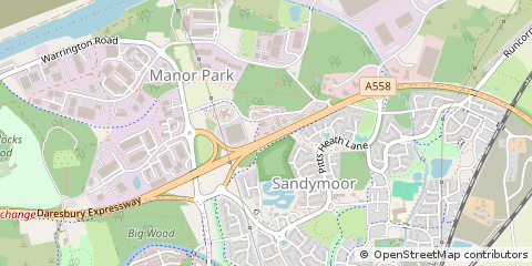 Map of Runcorn