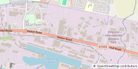 Map of Hull, East Yorkshire