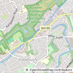 Map of Brierley Hill, West Midlands