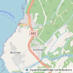 Map of Fort William, Highland Region
