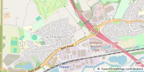 Map of Reading, Berkshire