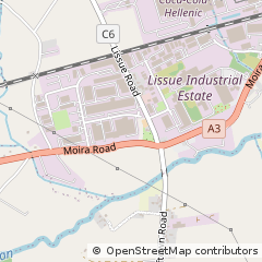 Map of Lisburn, County Antrim