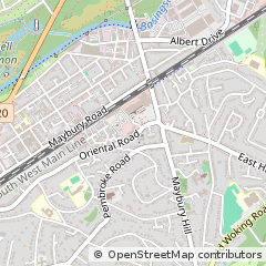 Map of Surrey