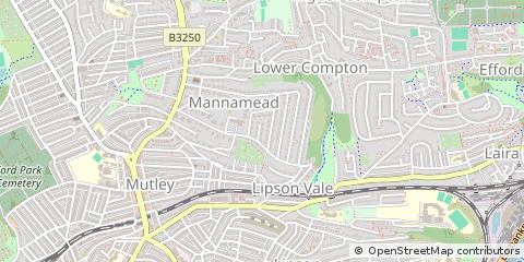 Map of Plymouth, Devon
