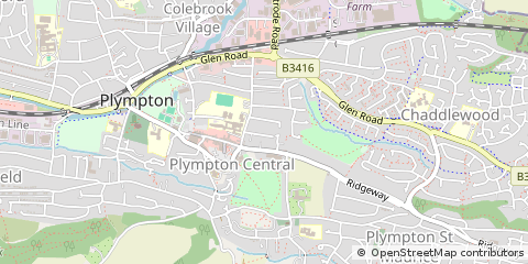 Map of Plymouth, Devon