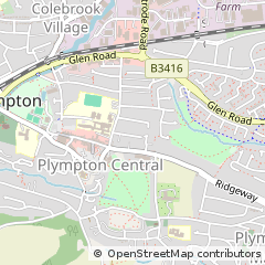 Map of Plymouth, Devon