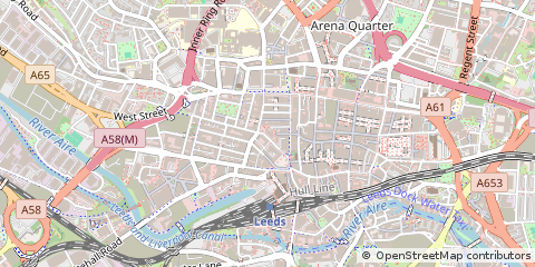 Map of Leeds