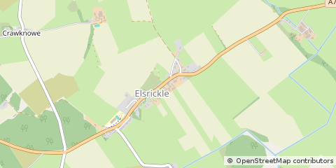 Map of Biggar, Lanarkshire