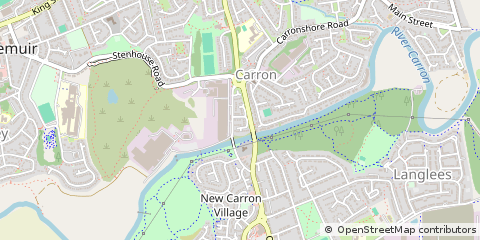 Map of Falkirk