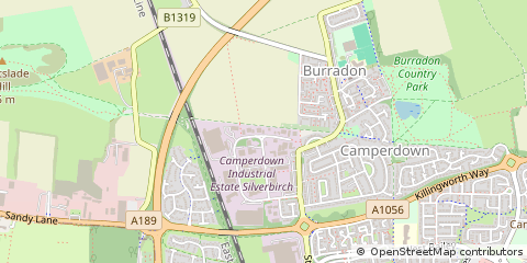 Map of Newcastle Upon Tyne