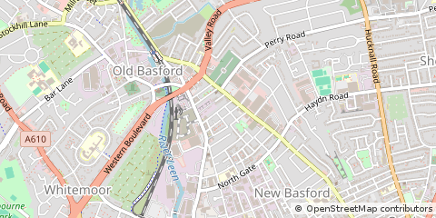 Map of Nottingham
