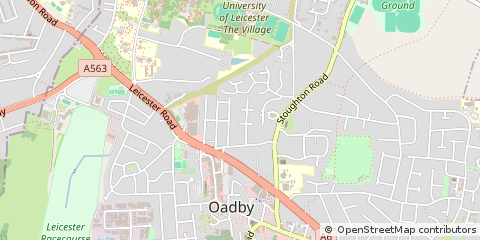 Map of Leicester