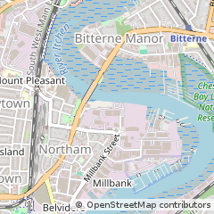 Map of Southampton, Hampshire
