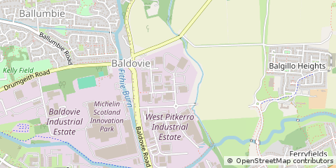 Map of Broughty Ferry, Dundee